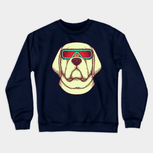 Retrofuturism Labrador Dog Lover Retriever Crewneck Sweatshirt